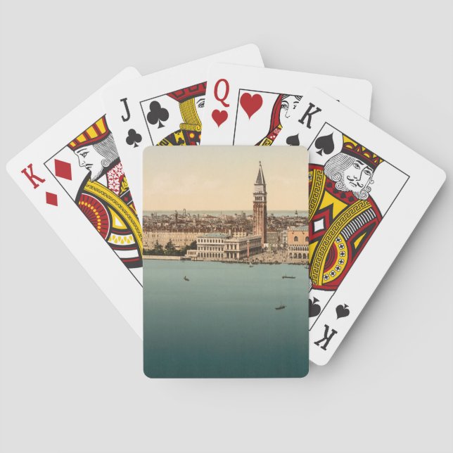 Venice General View, Venice, Italy Playing Cards (Back)