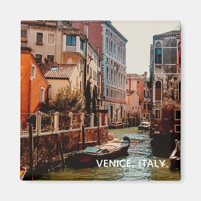Venice Gondola Canal Italy Photography  Magnet (Front)