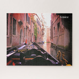 Venice Gondola Ride on Canal Italy Jigsaw Puzzle