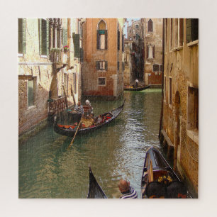 Venice Gondolas "20 x 20" Jigsaw Puzzle