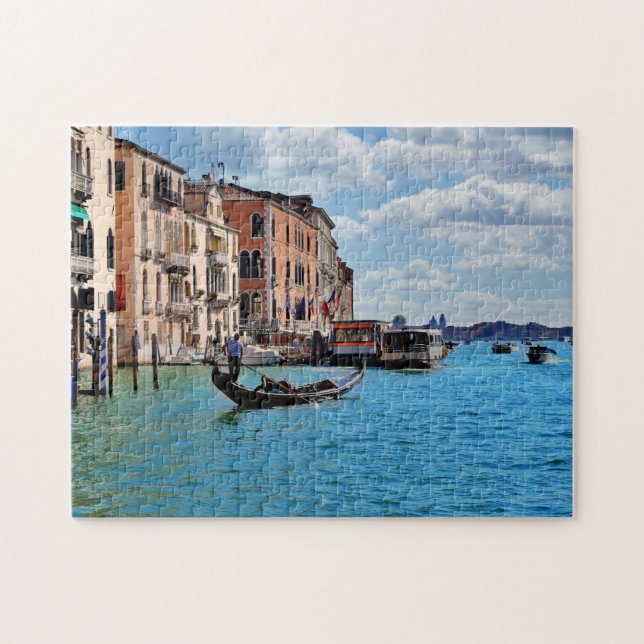 Venice Gondolas Italy Europe Jigsaw Puzzle (Horizontal)
