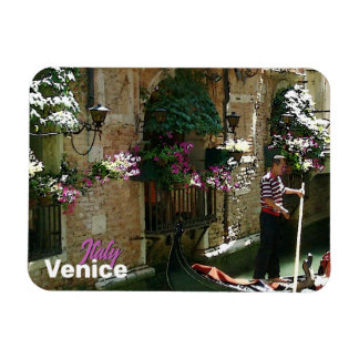 Venice Gondolier Travel Souvenir  Magnet