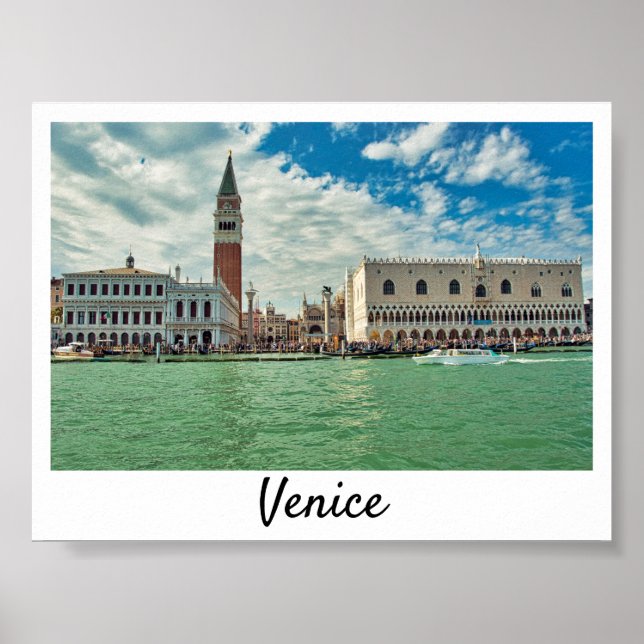 Venice Grand Canal Doge's Palace Piazza san Marco Poster (Front)