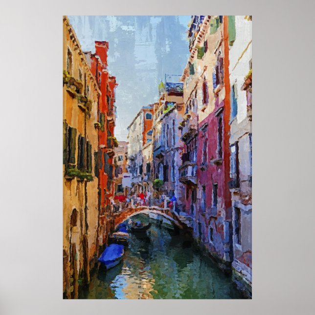 Venice grand canal, italy poster (Front)