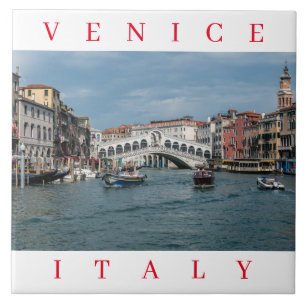 Venice Grand Canal view ceramic tile