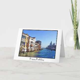Venice Grand Canal with Love Quote Card