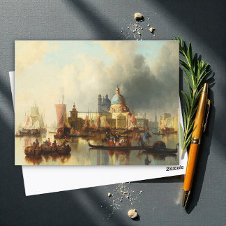 Venice – Hustle And Bustle Postcard