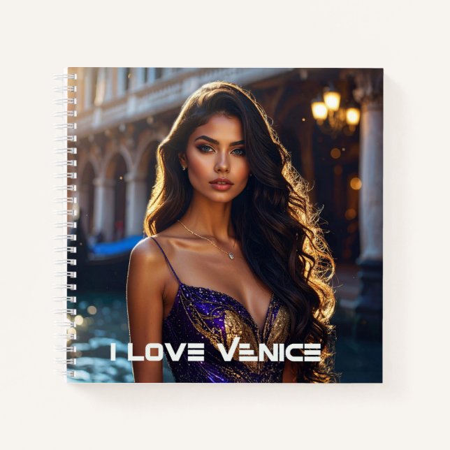 VENICE - I LOVE VENICE NOTEBOOK (Front)
