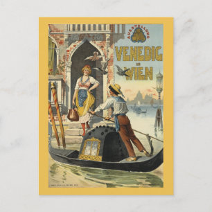 Venice in Vienna Exhibition Vintage Postcard