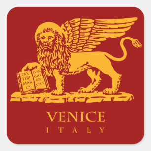 Venice (IT) - The Coat of Arms Square Sticker