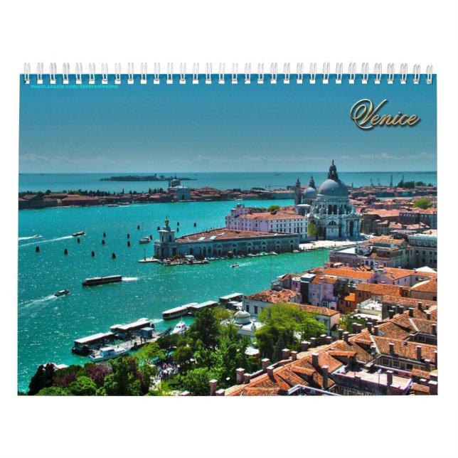 Venice, Italy - Aerial View Calendar (Cover)