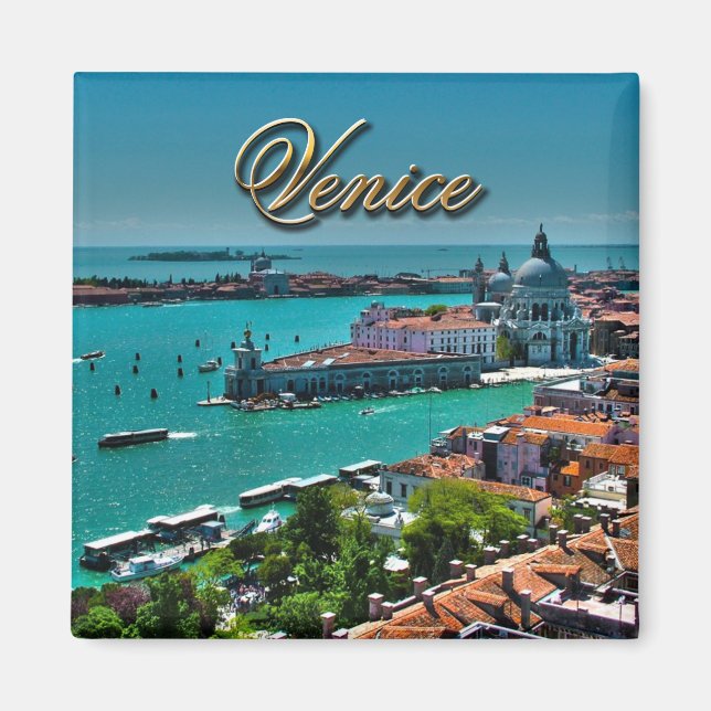 Venice, Italy - Aerial View Magnet (Front)