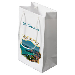 Venice, Italy - Aerial View Small Gift Bag