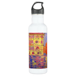 venice italy art 710 ml water bottle