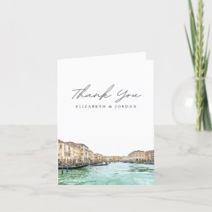 Venice Italy Blank Thank You Card