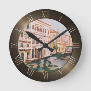 Venice, Italy   Ca' d'Oro Palace Round Clock
