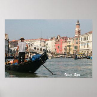Venice, Italy Canal Gondola Print
