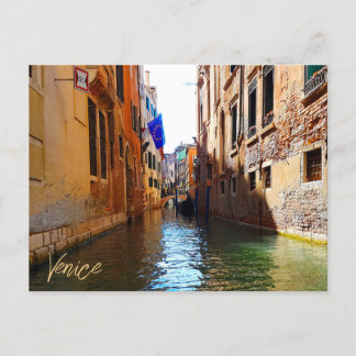 Venice Italy Canal Living Pretty Little Bridge Postcard