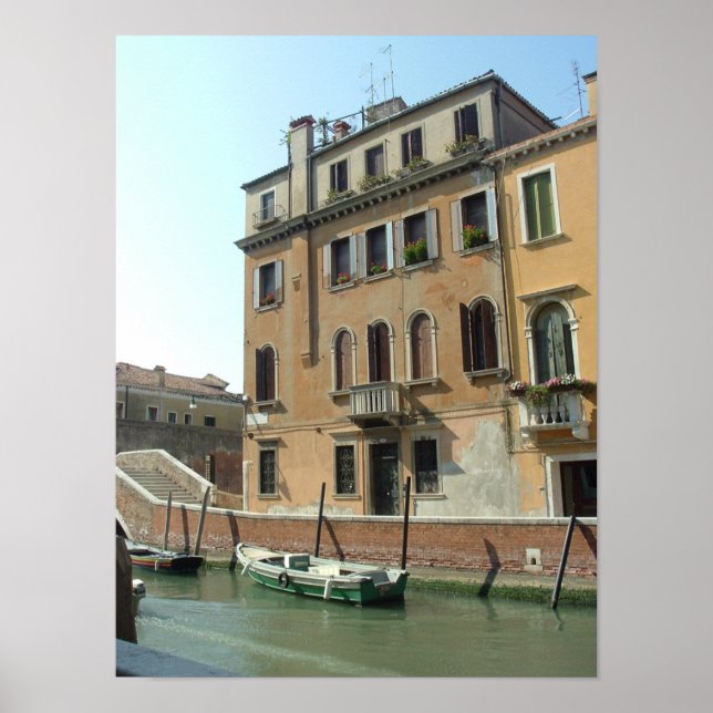 Venice Italy Canal Poster (Front)