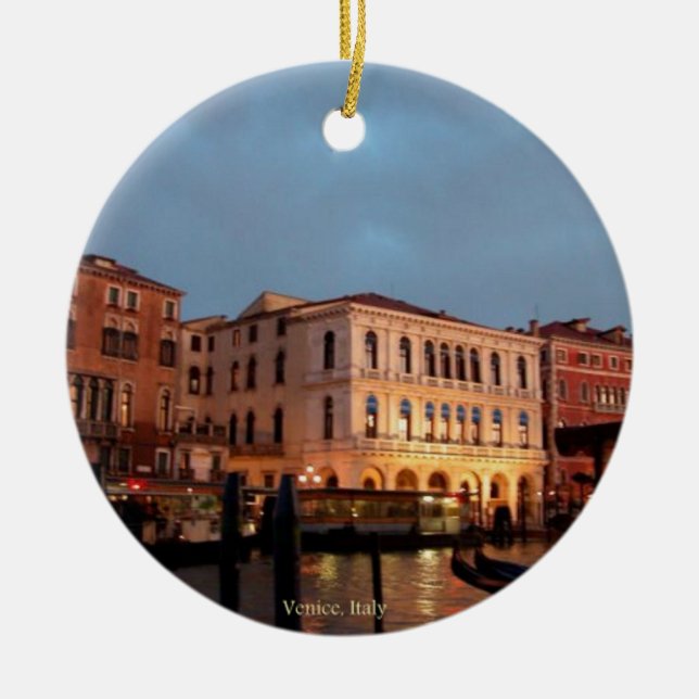 Venice, Italy Christmas Ornament (Front)