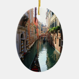 Venice, Italy Christmas ornament. Venetian canals  Ceramic Tree Decoration