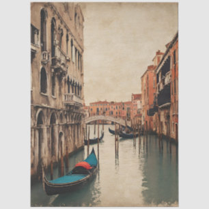 Venice Italy Decoupage Tissue Paper