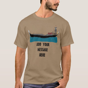 Venice, Italy Gondola and Gondolier Italian T-Shir T-Shirt