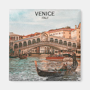 Venice Italy Gondola City Canal View Magnet