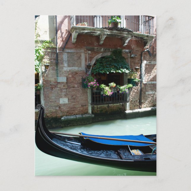 Venice,Italy - Gondola Detail Photo Postcard (Front)
