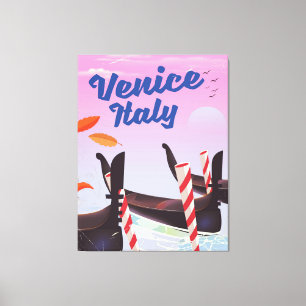 Venice Italy Gondola vacation print. Canvas Print