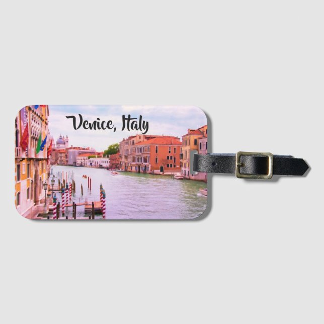 Venice, Italy Grand Canal Luggage Tag (Front Horizontal)