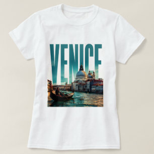 Venice Italy Grand Canal & Venetian Heritage 🗺️ T-Shirt
