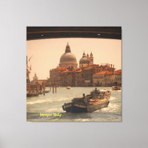 Venice Italy Grand Canal Vintage  Canvas Print