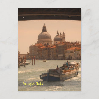 Venice Italy Grand Canal Vintage  Postcard