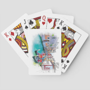 Venice Italy Hand Drawn Landscape Playing Cards