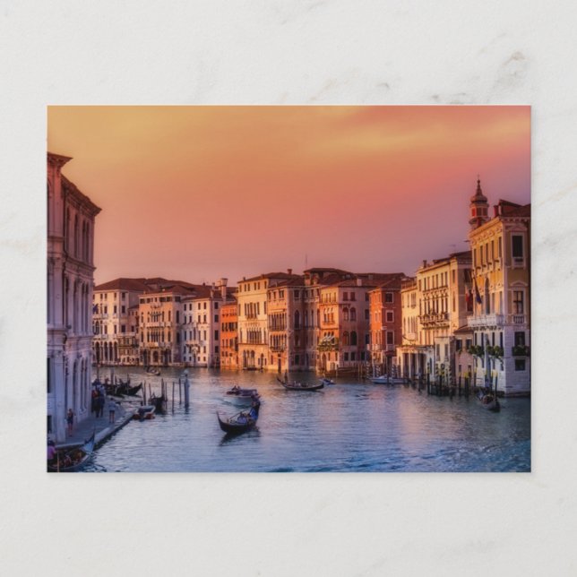 Venice, Italy Invitation Postcard (Front)