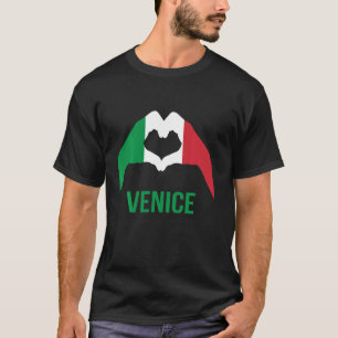 Venice Italy Love Heart Proud Italian Holiday T-Shirt