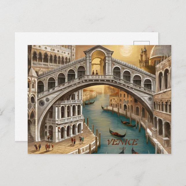 Venice Italy  Postcard (Front/Back)