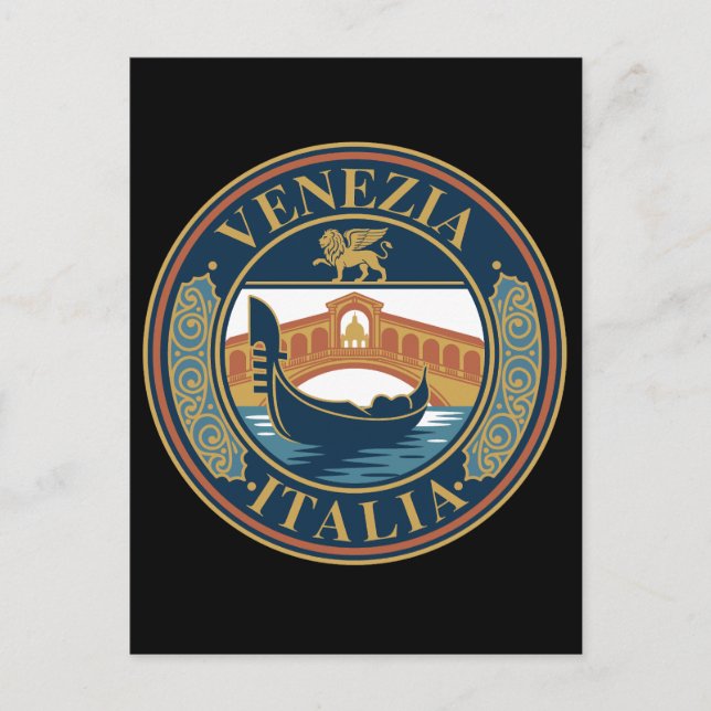 Venice Italy Postcard (Front)