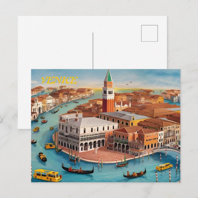 Venice Italy  Postcard (Front/Back)
