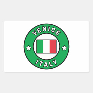 Venice Italy Rectangular Sticker
