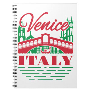 Venice Italy Rialto Bridge Italian Travel Notebook