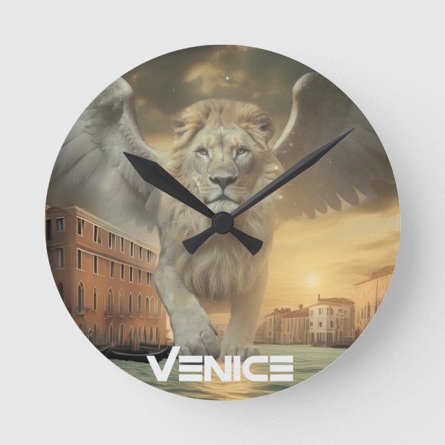 VENICE - ITALY ROUND CLOCK (Front)