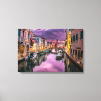 Venice, Italy Scenic Canal & Venetian Architecture