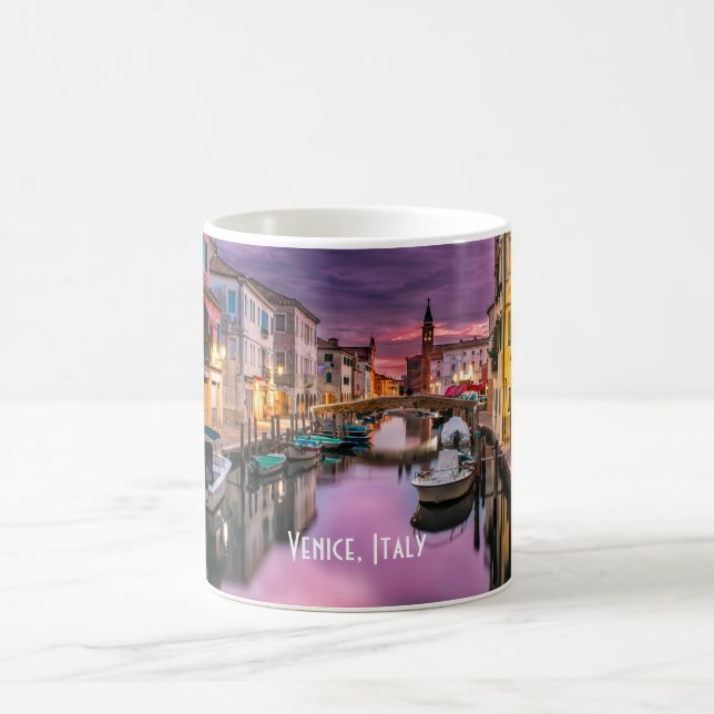 Venice, Italy Scenic Canal & Venetian Architecture Coffee Mug (Center)