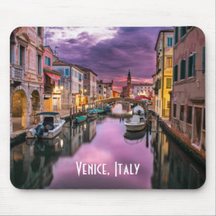 Venice, Italy Scenic Canal & Venetian Architecture Mouse Mat