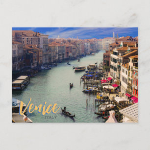 Venice Italy Scenic Travel Postcard