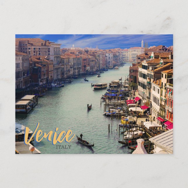 Venice Italy Scenic Travel Postcard (Front)