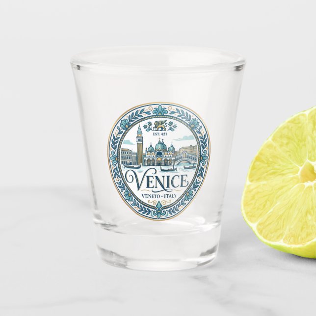 Venice Italy Shot Glass (Front)