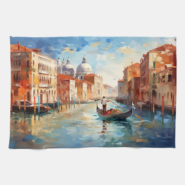 Venice, Italy Tea Towel (Horizontal)